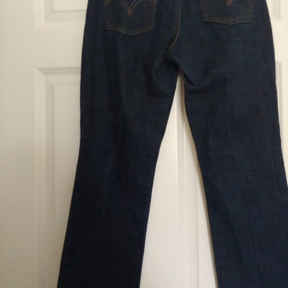 Levis relaxed 550 boot cut jeans dark wash 10P - Picture 8 of 10